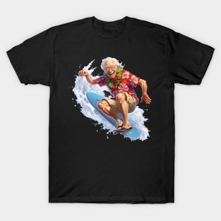 ny Grandpa Surfing 3 T-Shirt